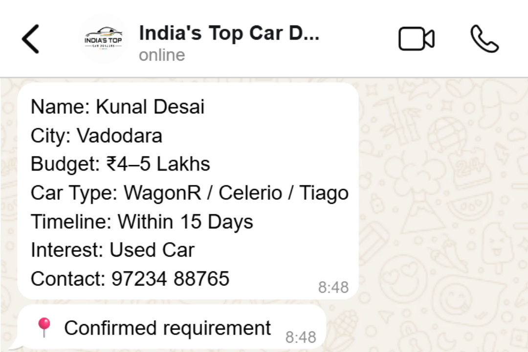 Buyer lead 1