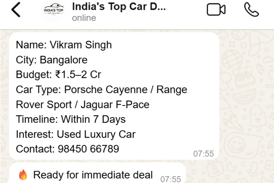 Buyer lead 4